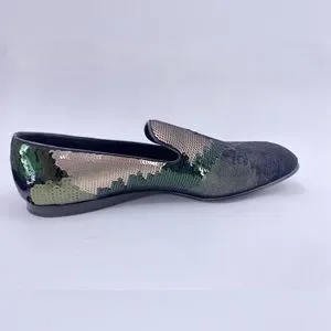Prada | Shoes | Prada Camouflage Sequin Paillettes Loafers  display picture 2
